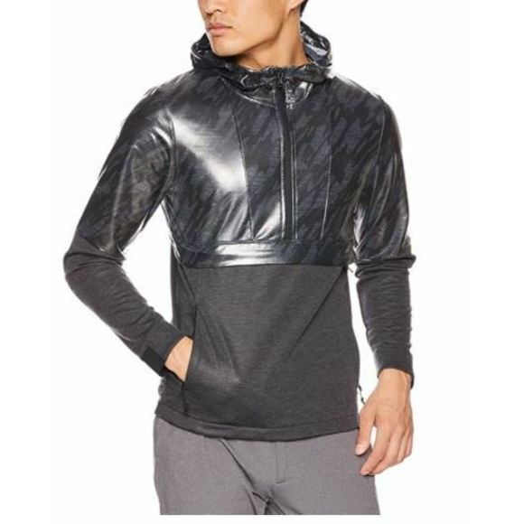 New NWT Under Armour Men's Storm Anorak Hooded Windbreaker XXL 2TG Black